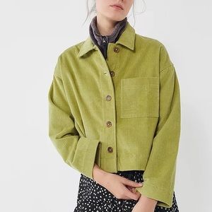 Urban Outfitters Clark Green Corduroy Jacket Large